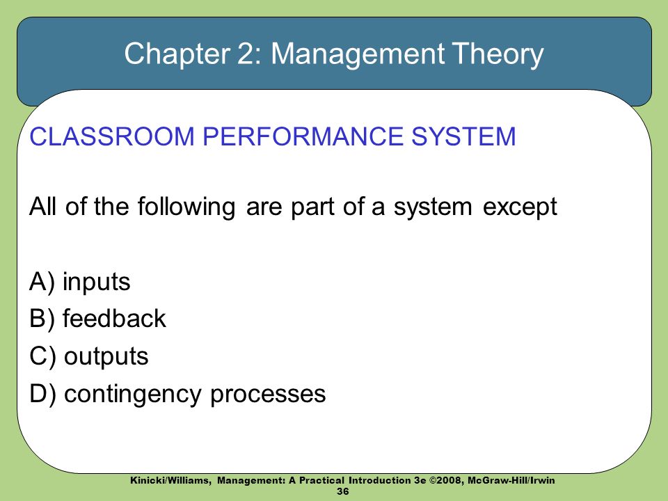 Theories Of Leadership And Management - Exam 1